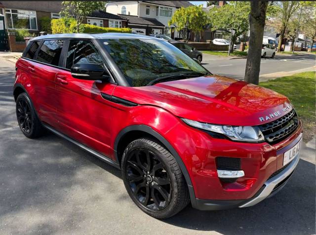 Land Rover Range Rover Evoque 2.2 SD4 Dynamic Auto 4WD Euro 5 (s/s) 5dr SUV Diesel Red