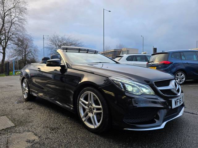 Mercedes-Benz E Class 2.1 E220 BlueTEC AMG Line Cabriolet G-Tronic+ Euro 6 (s/s) 2dr Convertible Diesel Black